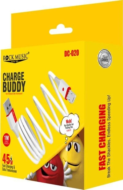 Rock Music DC-020 Charge Buddy (Micro) Data Cable