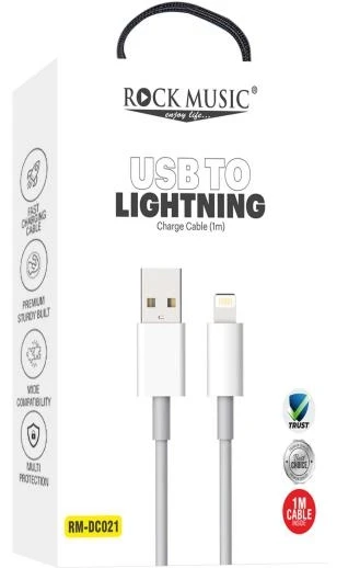 Rock Music DC-021 USB to Lighting (iPhone) USB Data Cable