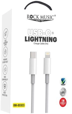 Rock Music DC-023 Type-C Lighting iPhone Data Cable