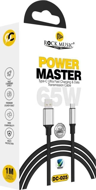 Rock Music DC-025 Power Master (Type-C) Data Cable
