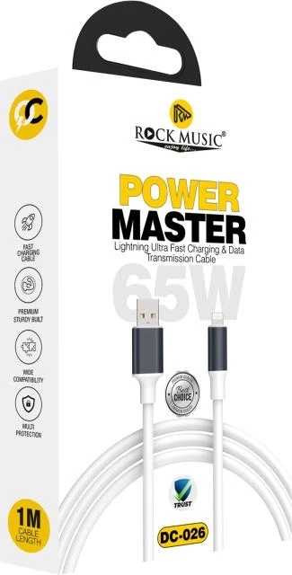 Rock Music DC-026 Power Master (iPhone) USB Data Cable