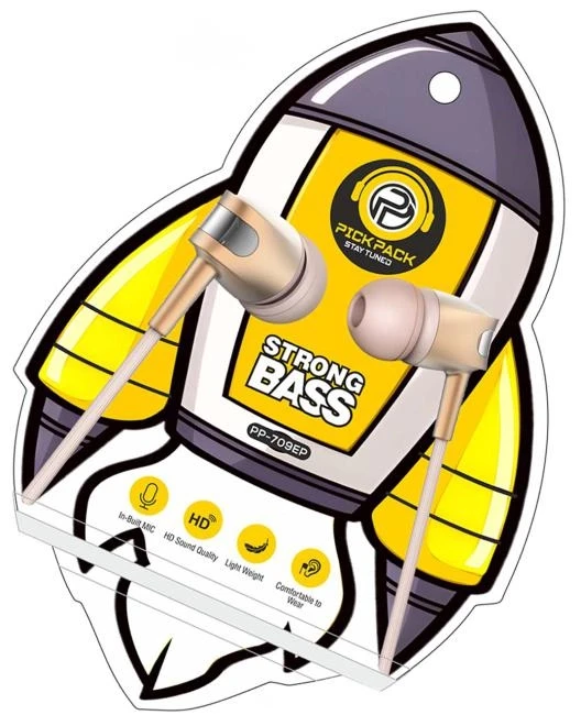 Pick Pack PP-709EP Rocket Series Wired Earphone