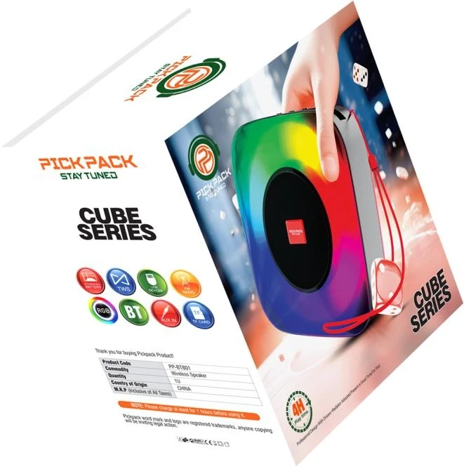 Pick Pack BT-801 Cube Series Wireless Speaker