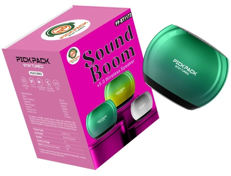 Pick Pack BT-1172 Sound Boom TWS Wireless Speaker