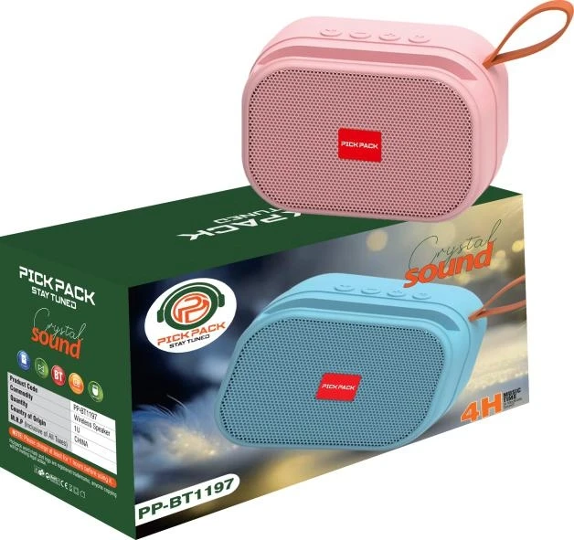 Pick Pack PP BT1197 Crystal Sound TWS Wireless Speaker