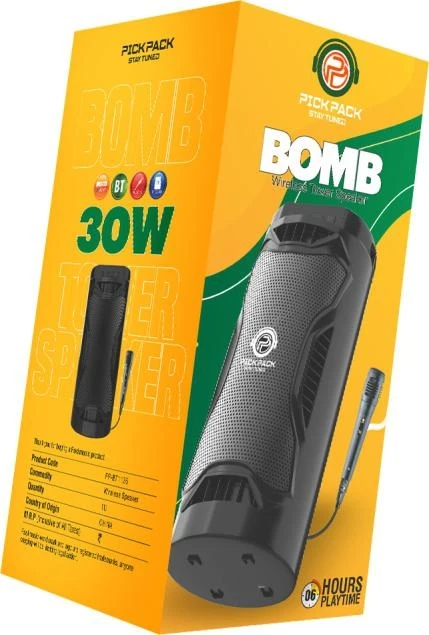 Pick Pack BT-1138 Bomb Wireless Speaker