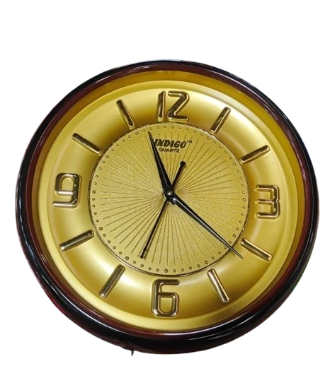 "INDIGO QUARTZ" 12 Analog Clock