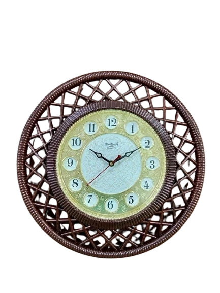 Sagar Quartz Woven Wall Clock