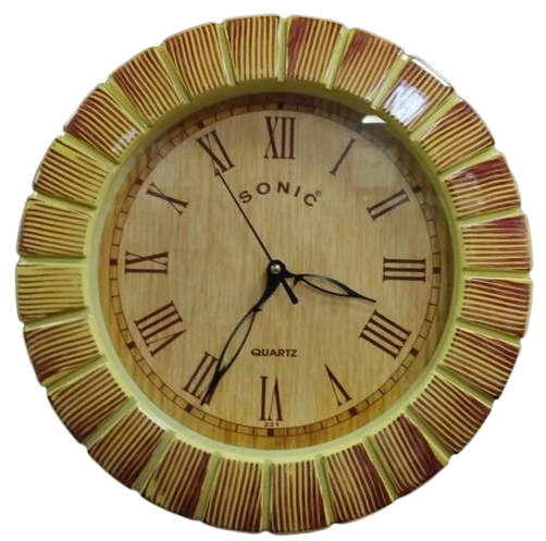 Sonic Quartz Round Wall Clock
