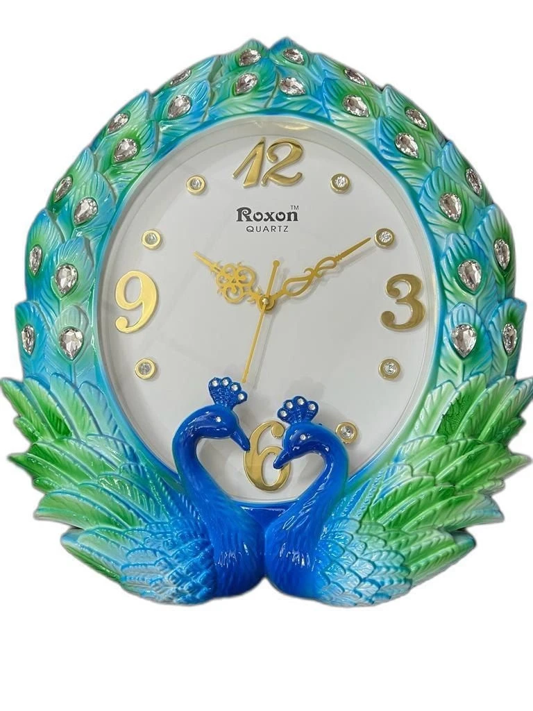 Peacock Roxon Quartz Wall Clock