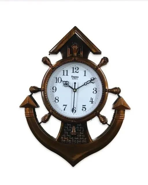 Nautical Anchor Wall Clock with Rope Design M.No 1861