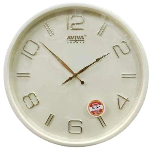 Aviva Quartz Clock with Roman Numerals