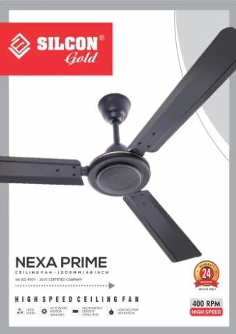 Silicon 48" Ceiling Fan NEXA PRIME - Aluminium