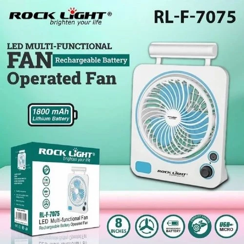 Rocklight RL-F-7075 LED Multi-Functional Rechargeable Fan