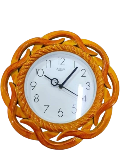 The Accurate Quartz Clock with Rope Frame