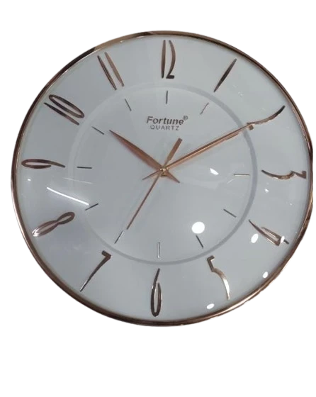Fortune Quartz Roman Numeral Wall Clock