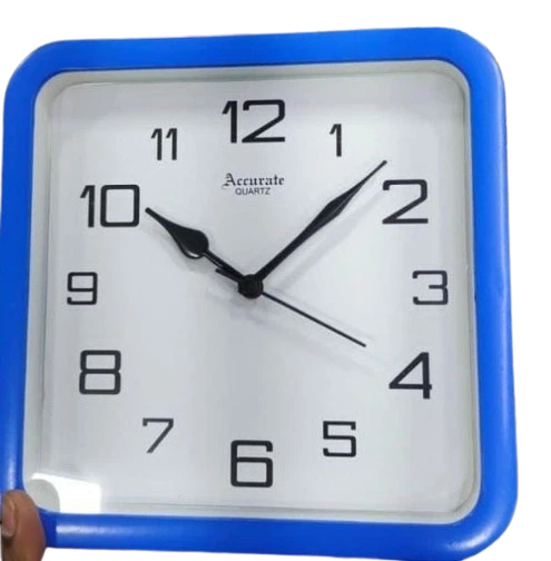 "Accurate Quartz Square Wall Clock - Stylish and Reliable Timekeeping"