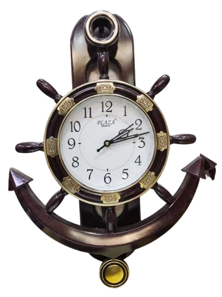"Nautical Plaza Anchor Wall Clock - A Timeless Piece for Your Home"