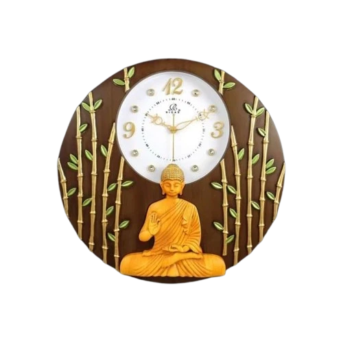 "Serene Buddha R-557 Wall Clock - A Touch of Tranquility for Your Home"