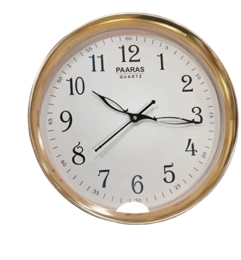 "11 Inch Paraas Quartz Wall Clock: Elegant and Timeless"