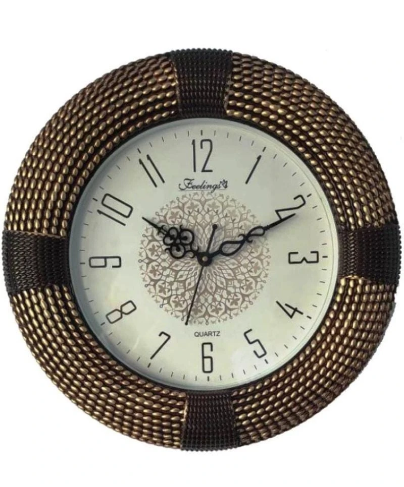 "Feelings Quartz Wall Clock: A Unique and Decorative Timepiece"