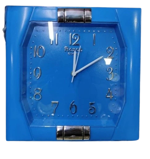 "Modern Blue Wall Clock: A Stylish and Functional Timepiece"