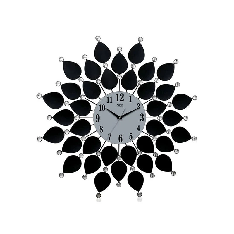 "ZINY Rhinestone Wall Clock: Modern Elegance with a Touch of Sparkle"