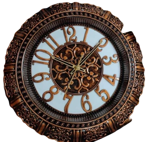"Antique Copper Wall Clock: Timeless Elegance for Your Home"