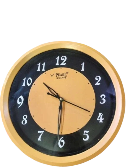 "Pearl Quartz Wall Clock"