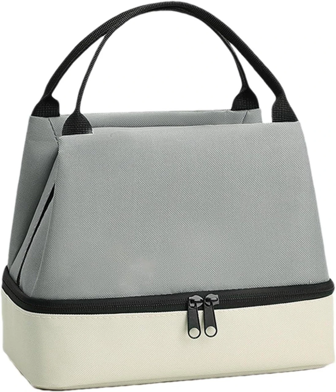 2 Layer Lunch Bag Insulated Lunch Bag, Double-Layer Lunch Tote, Portable Lunch Cooler Bag, Lunch Cooler Bag for Women, Lunch Cooler Bag for Men, Thermal Reusable Lunch Box