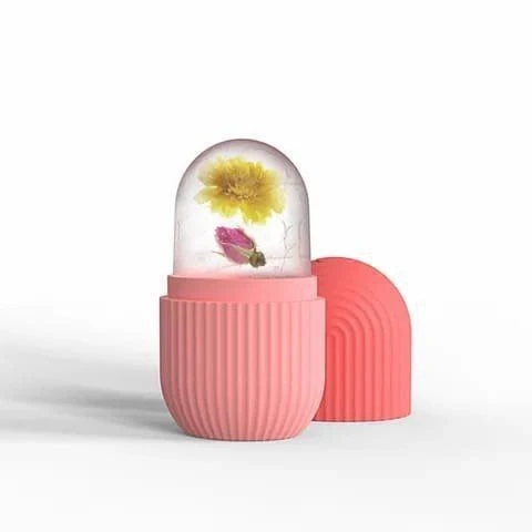 Ice Roller | Silicone Face Ice Cube Facial Contouring Ice Mold Roller Silicone Frozen Face Roller Massager Ice Face Roller For Beauty