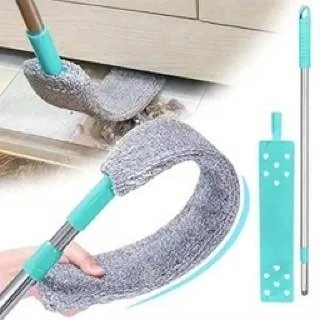 Microfiber Flexible Mop | Flexible Microfiber Gap Dust Brush for Cleaning Under Bed with Long Handle Mop