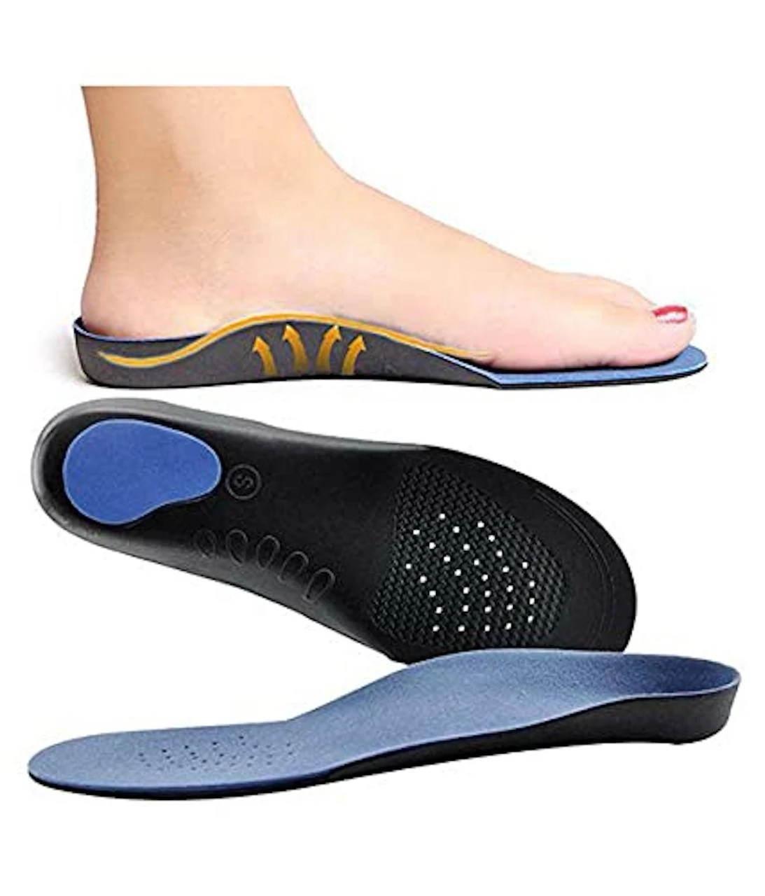Foot Correction Insole | Unisex Custom Orthotic Insole | Flat Foot Arch Support Sports Breathable Insole