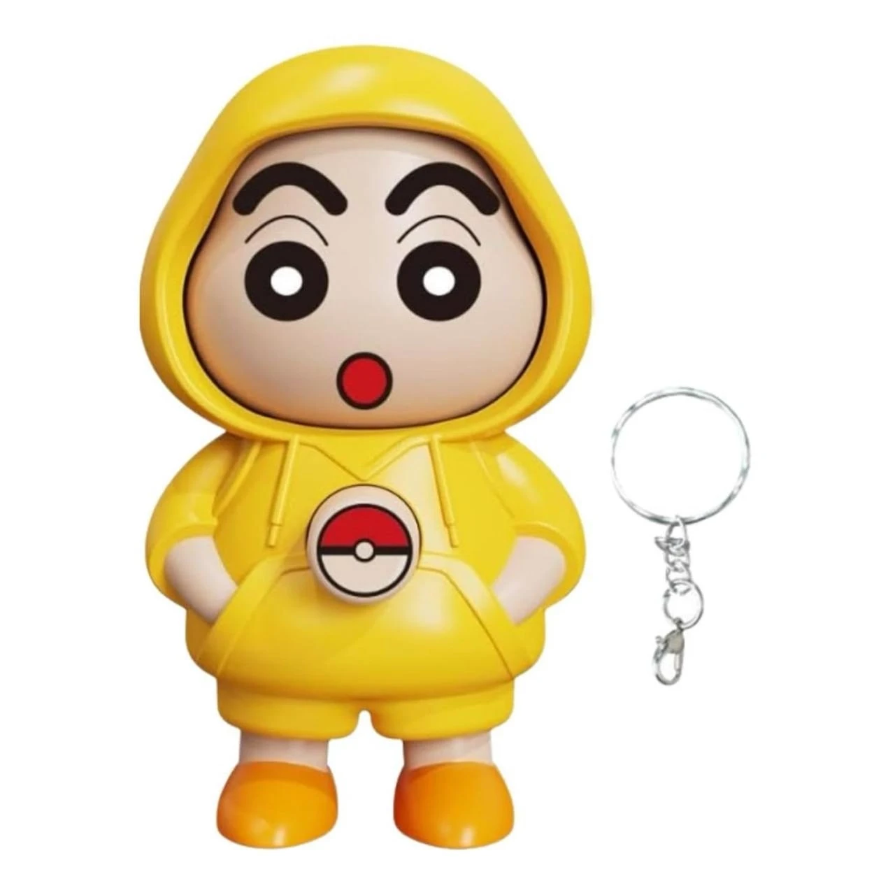 Shinchan Face Changing Keychain | Shinchan Keychain | Key Holder Cartoon Character | ABS Action Figure Toy