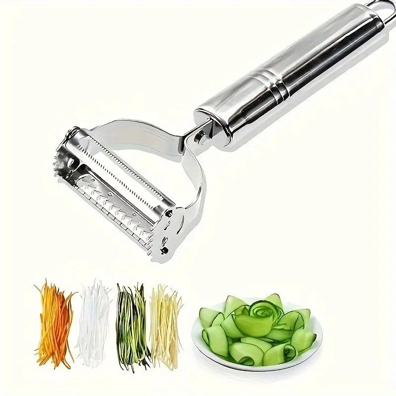 2 In 1 Peeler - Vegetable Peeler - Stainless Steel Vegetable & Fruit 2 In 1 Peeler