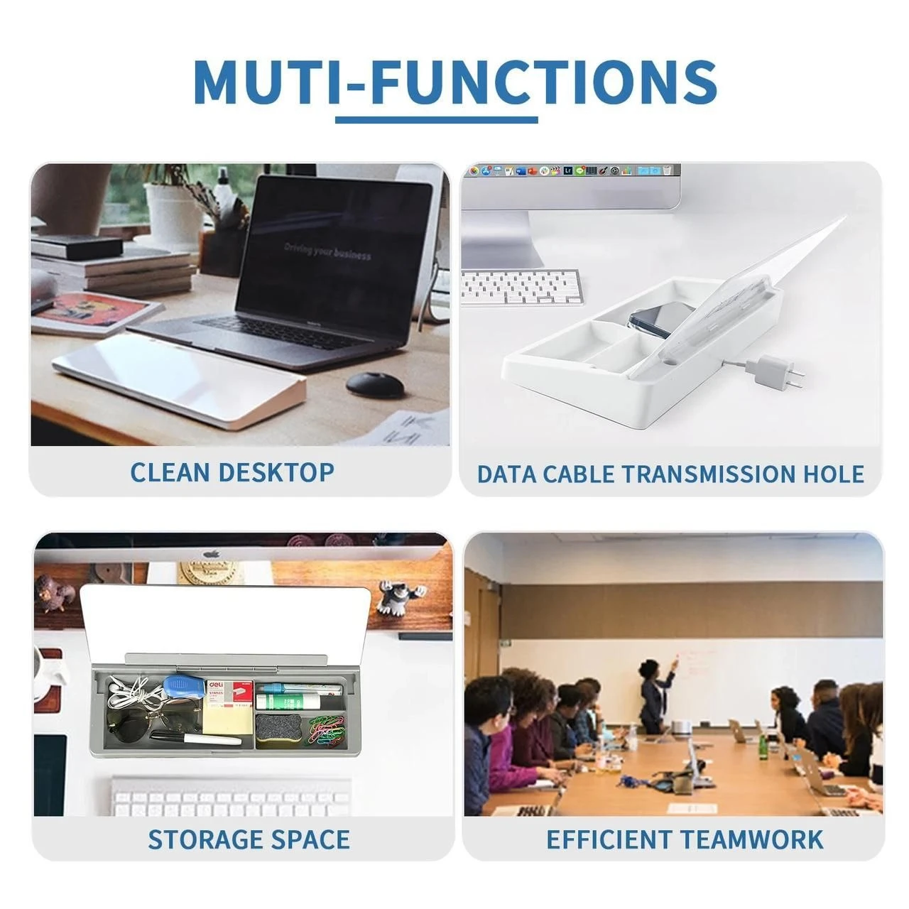 Desk board / Hot selling mobile phones wireless charging fashionable storage office writing whiteboard/Desk organizers small glass desktop whiteboard dry erase rotating with keyboard bracket whiteboard