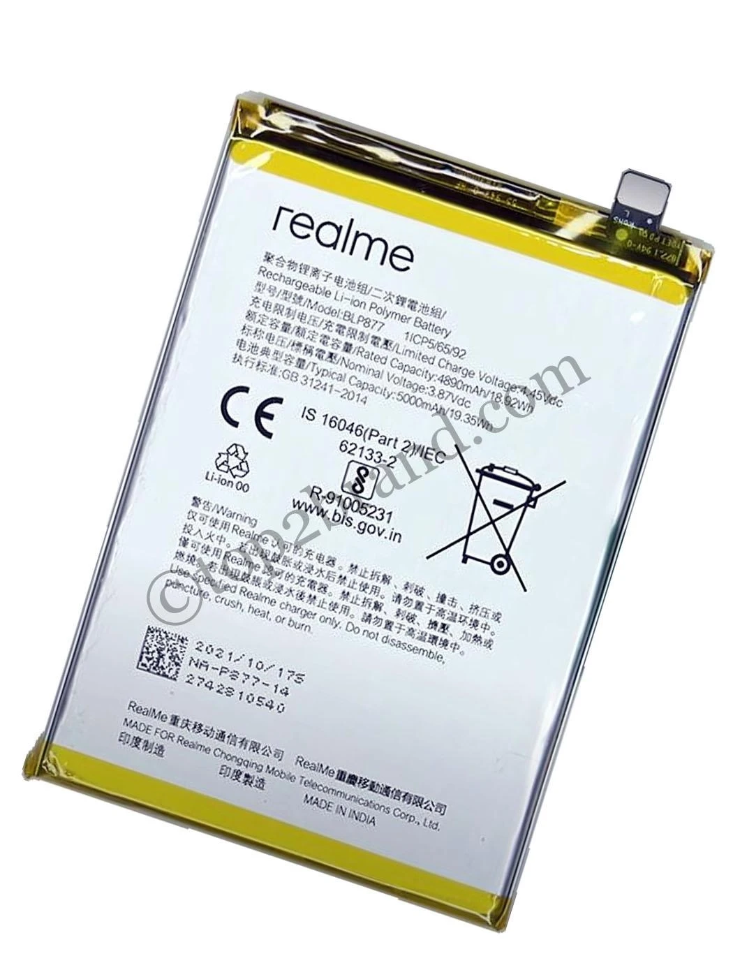 battery for Realme C30-100% Original, Premium Care Quality
