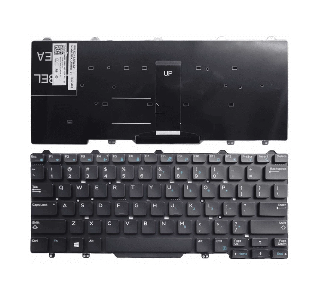 Laptop Keyboard For Dell Latitude E3340, E5450, E7470 Series Care Original