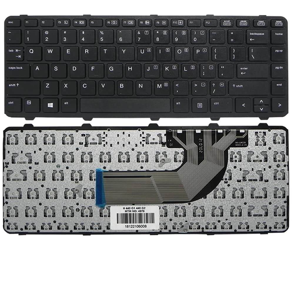 Laptop Keyboard for HP ProBook 440 G1, 430, 445, 640, 645 Laptops Care Original