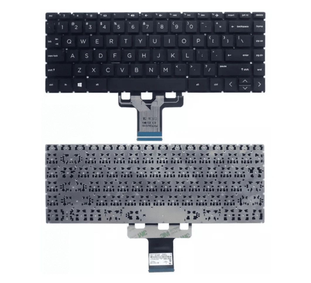 Laptop Keyboard for HP 14Q, 14 CK, 14 DG, 14Q CS, 14-CF Series Laptops Without Frame