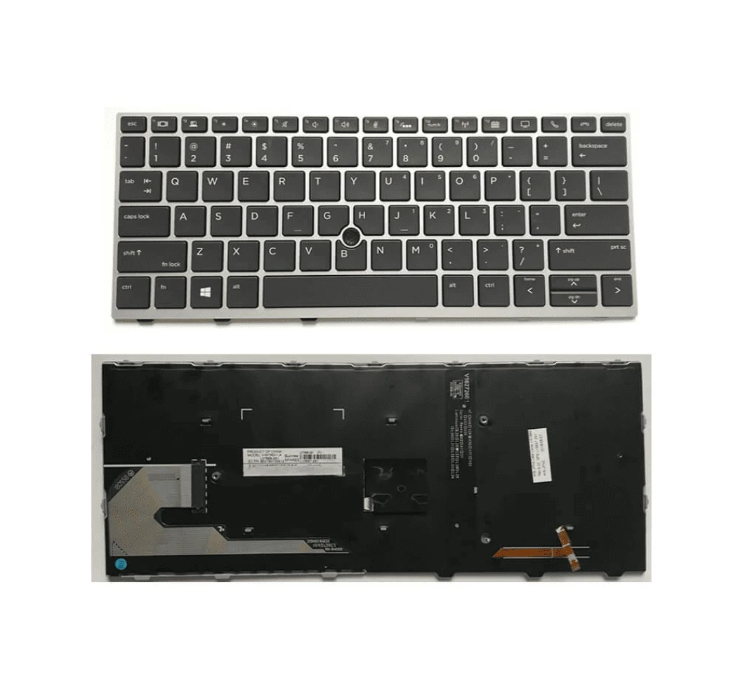 Laptop Keyboard For HP EliteBook 830 G5, L15500-001, 836 G5, 735 G5, 730 G5 Laptops With Backlight Care Original