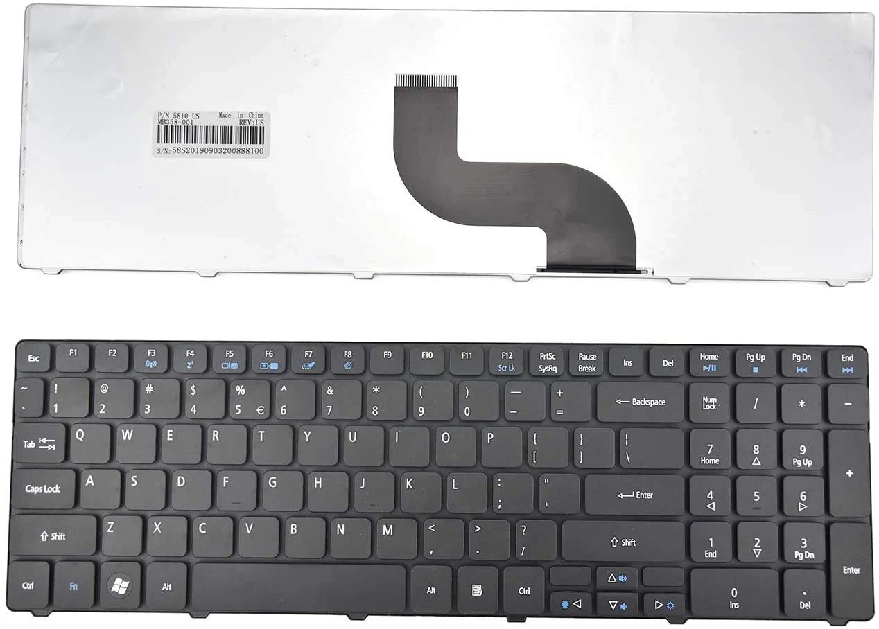 Laptop Keyboard For Acer Aspire 5738, 5138, 5251, 5338, 5410, 5536, 5625, 5736, 5810, 7250, 7535, 7738 Care Original