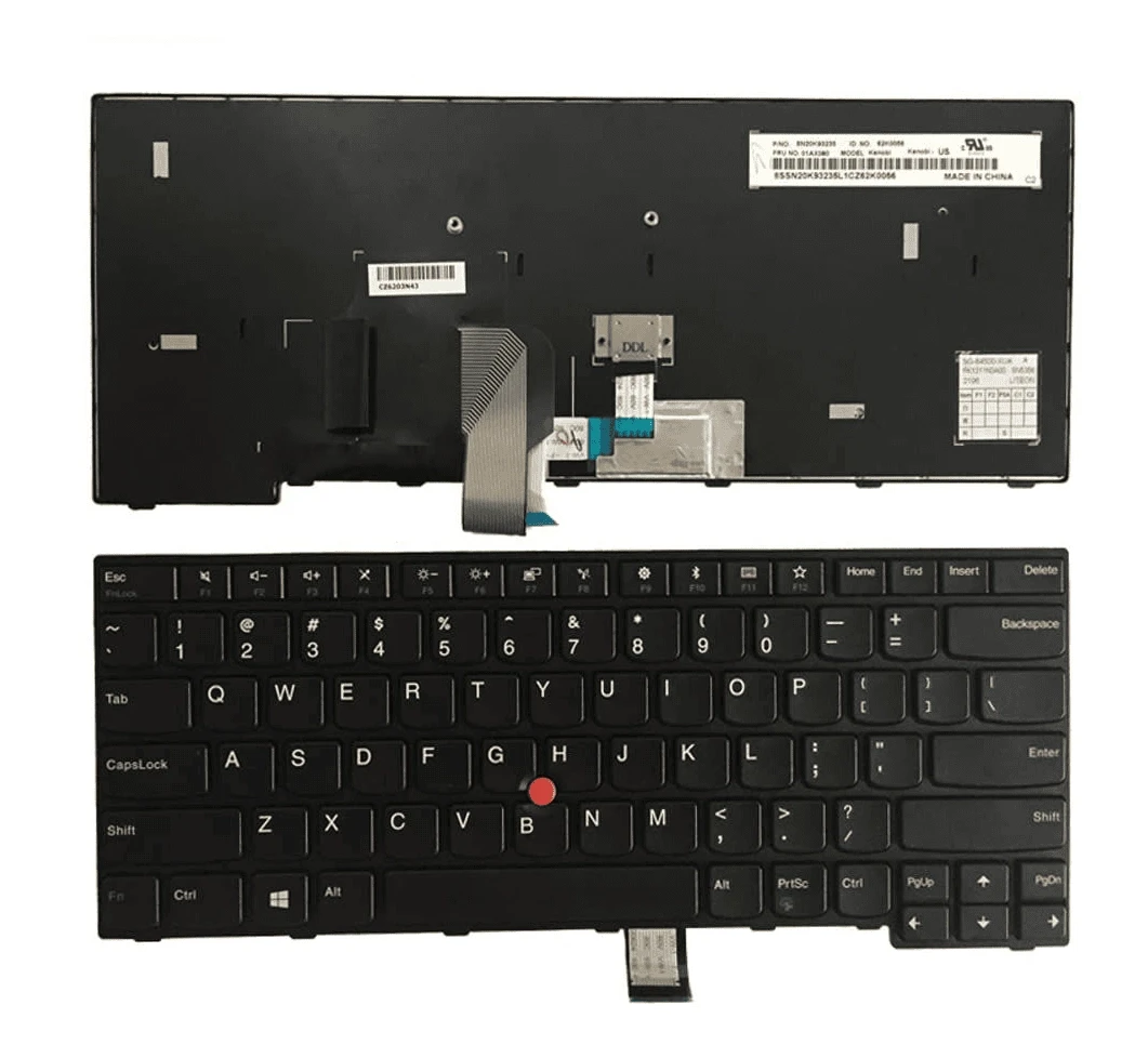 Laptop Keyboard For Lenovo ThinkPad E470, E450, E460, W450, E450C, E465, E455 Care Original