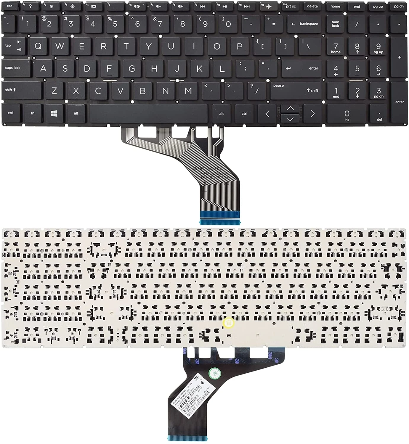 Laptop Keyboard For HP 15-DB, 15-DX, 15-DK, 15-CX, 15-CN, 15-CR, 15-SC Series Care Original