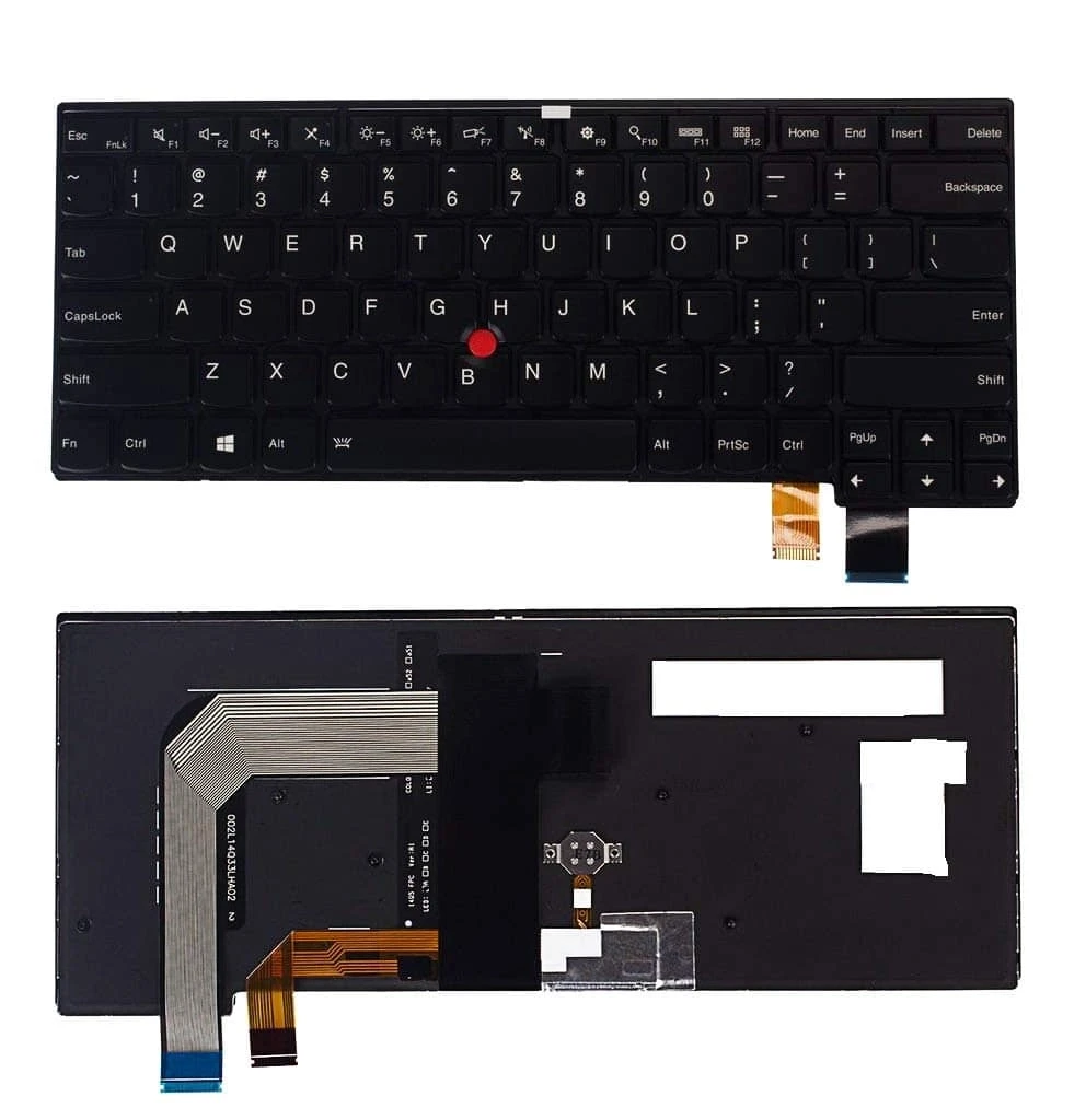 Laptop Keyboard for Lenovo ThinkPad T460S, T470S with Mouse Care Original