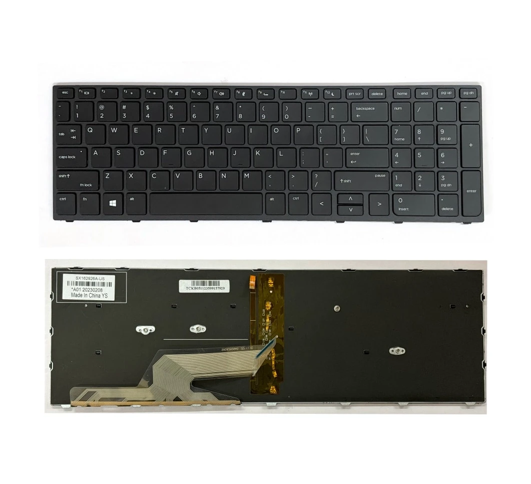 Laptop Keyboard For HP ProBook 440 G5, L01071-001, 440 G6, 430 G5, 445 G5 Laptops With Backlight