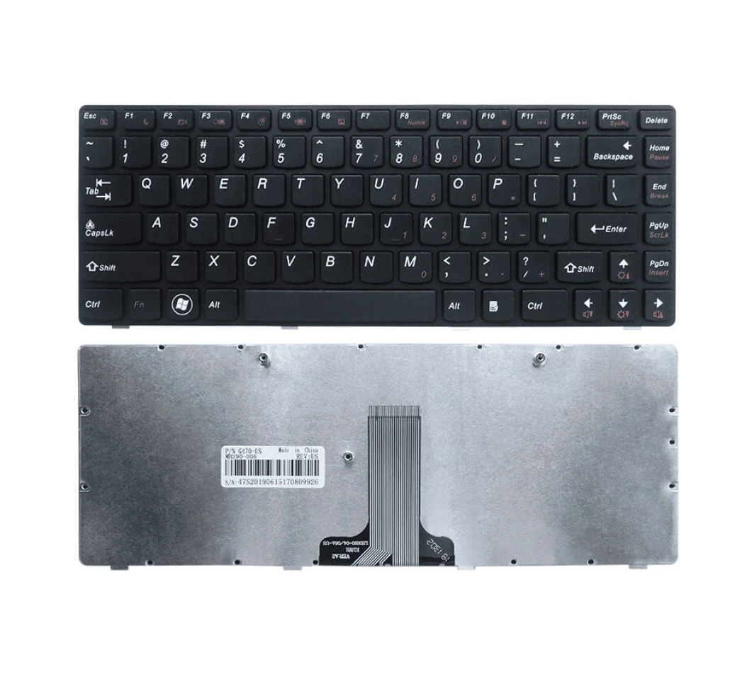 Laptop Keyboard For Lenovo G470, 25-011670, B470, G405S, G475, V470 Laptops