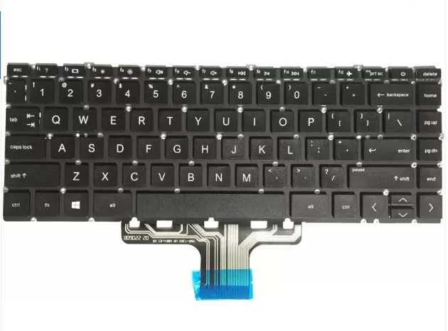 Keyboard for HP 14-DW Series and 14-DY Series Laptops Without Backlight