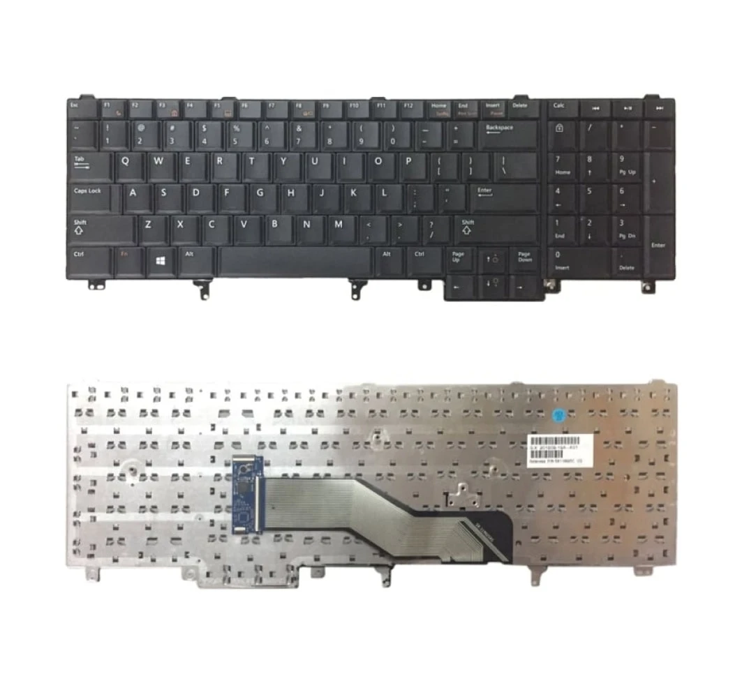 Keyboard for Dell Latitude E5520, E5530, E6520, E6530, E6540 Laptops.