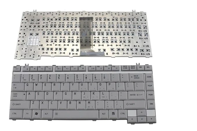 Laptop Keyboard For Toshiba Satellite A200, L300, M200, A305, L305, M205, A300 Series Laptops (White)